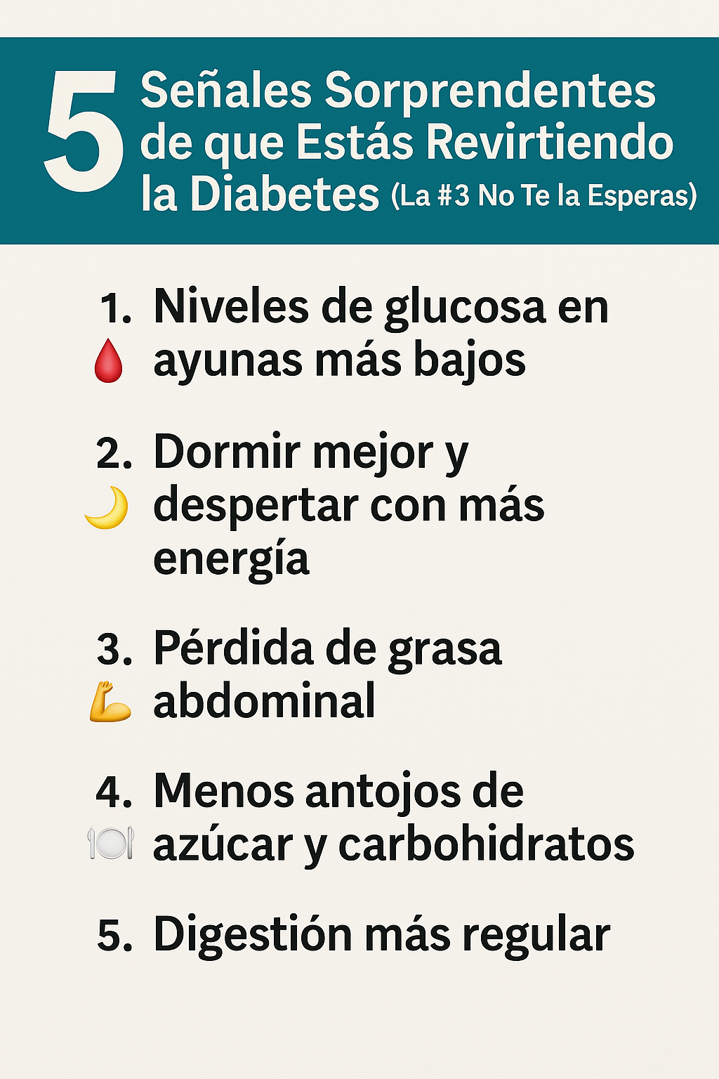 🔍 5 Señales Sorprendentes de que Estás Revirtiendo la Diabetes (¡La #3 No Te la Esperas!)