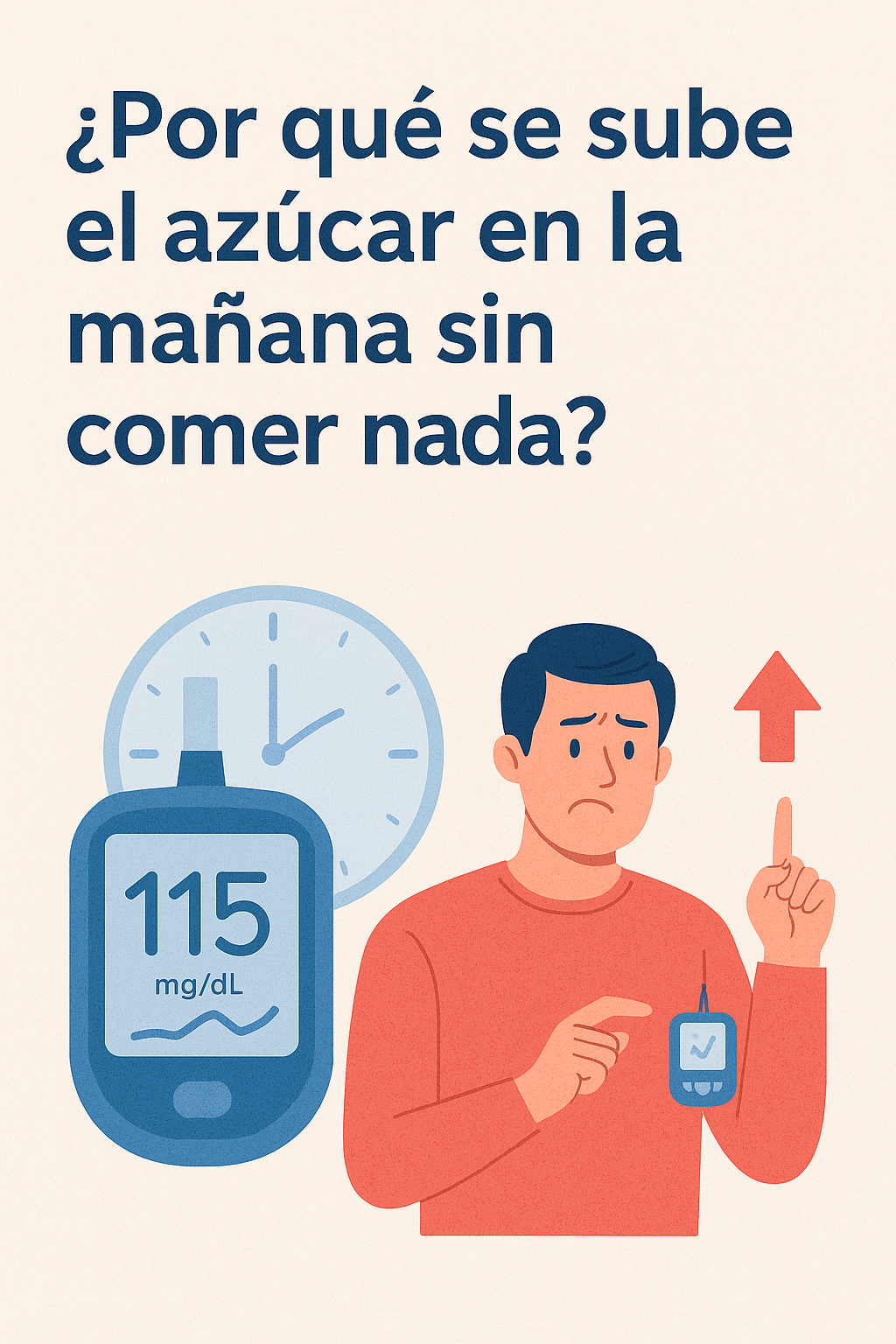 🔍 ¿Por qué sube el azúcar en la mañana sin haber comido nada?